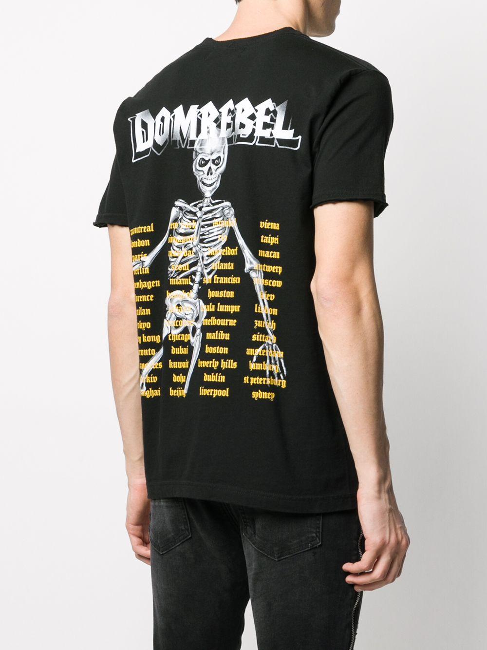 DOMREBEL Cotton Skeleton Print T-shirt in Black for Men - Save 55% - Lyst