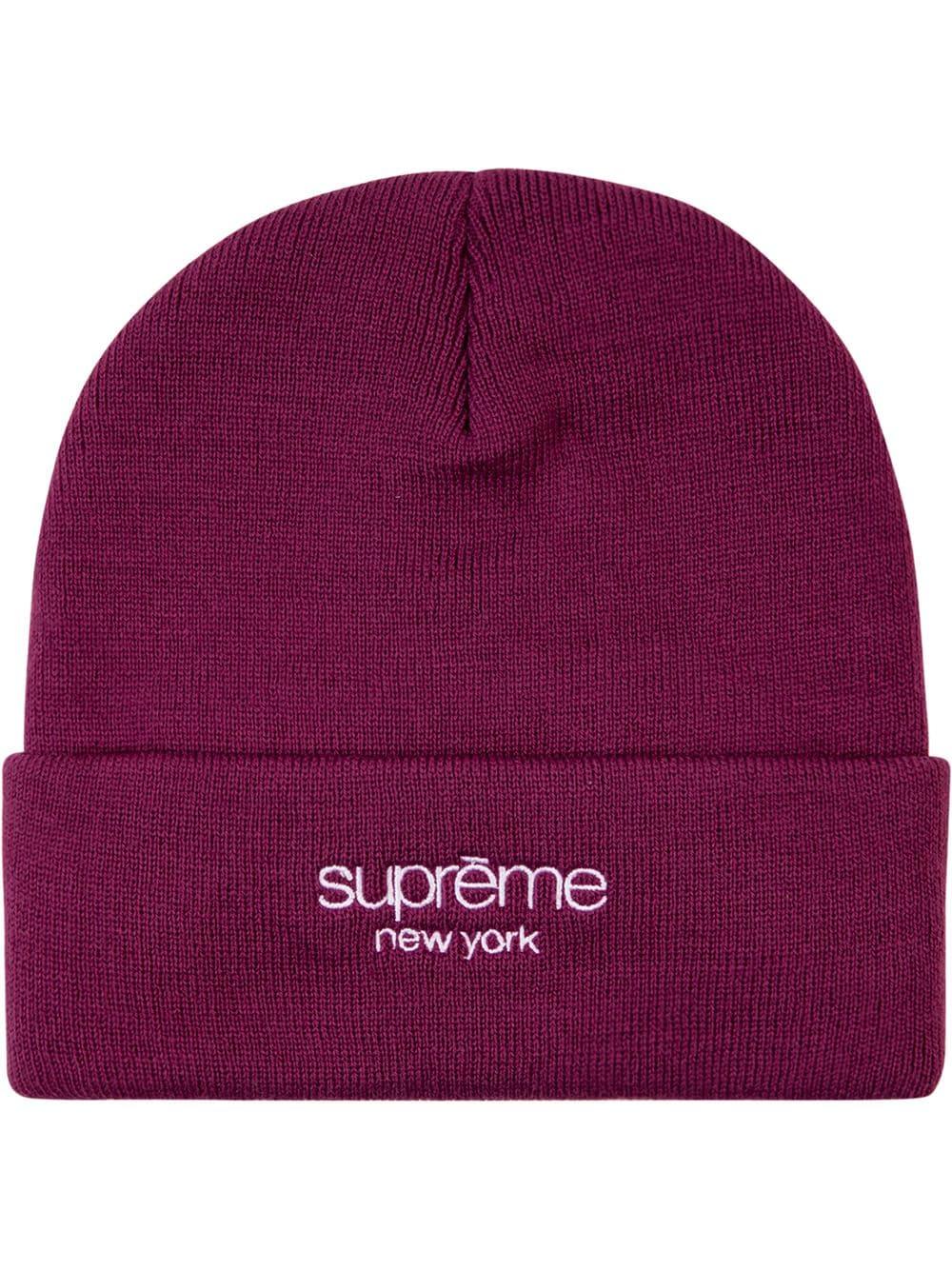 Supreme Radar Knitted Beanie in Red for 