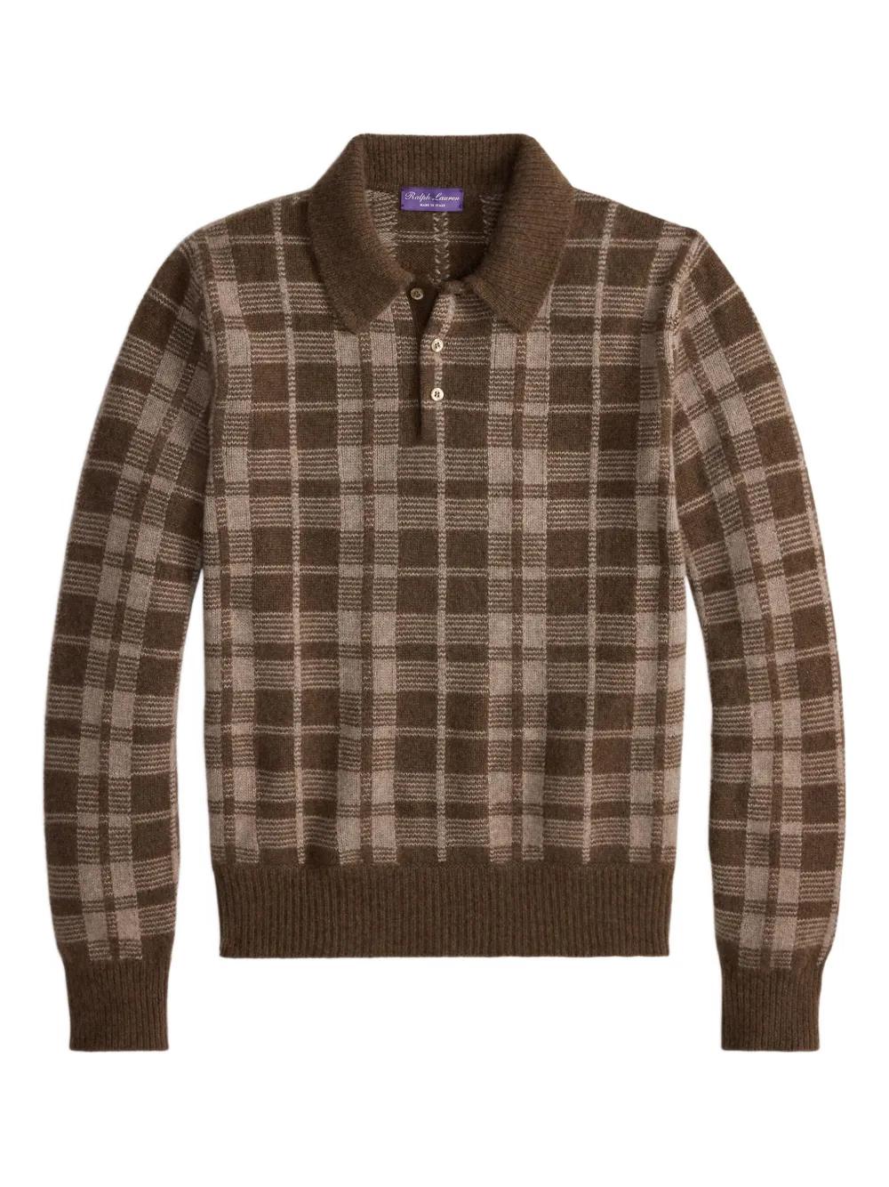 Farfetch Ralph Lauren Plaid Sweater Ralph Lauren Plaid Sweater In