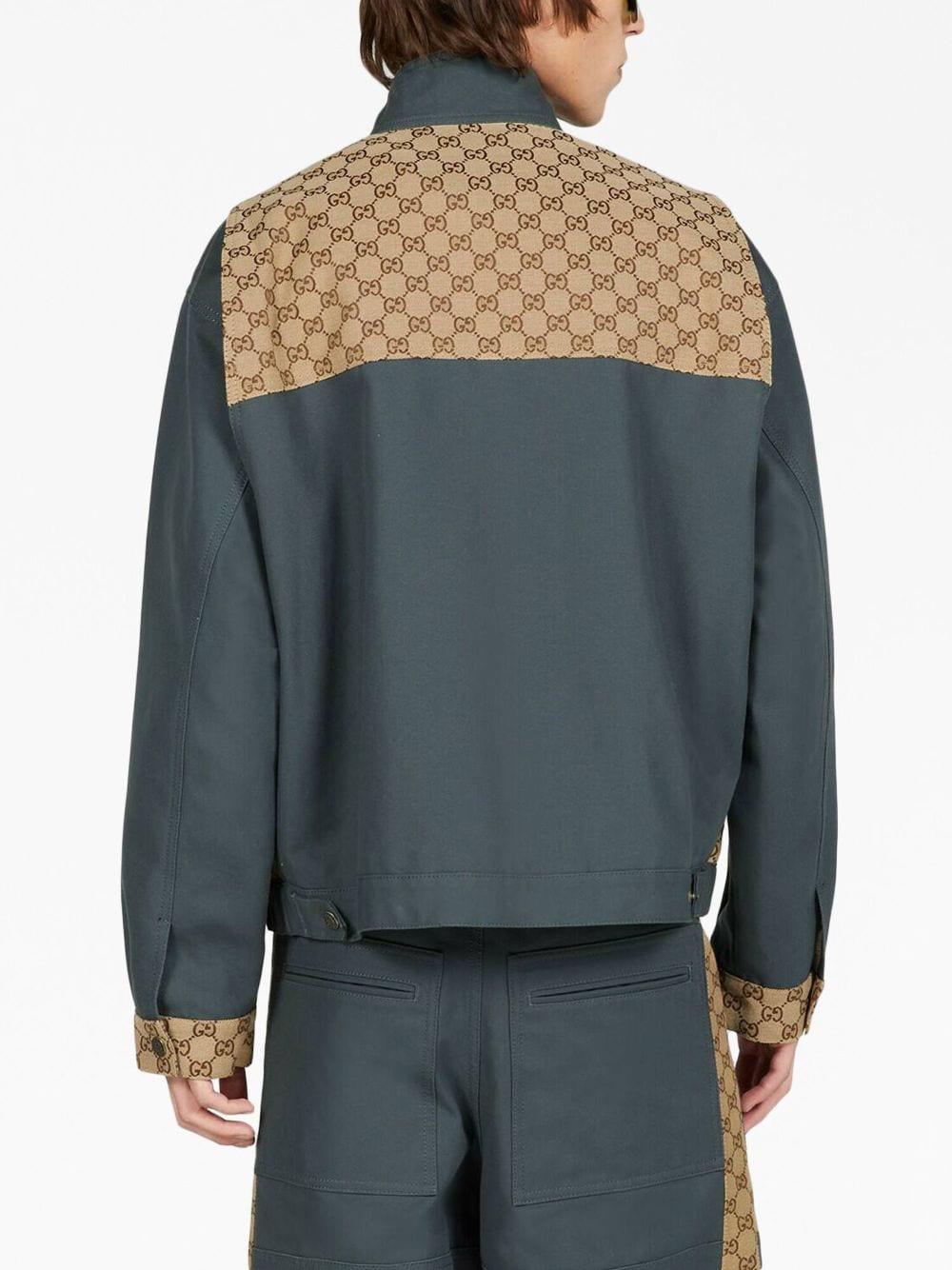 Gucci gg shop print jacket mens