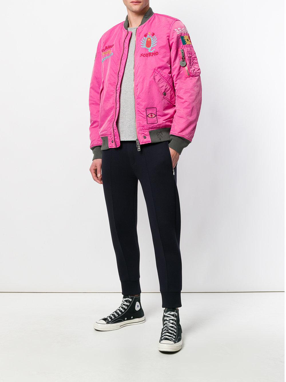 diesel pink jacket