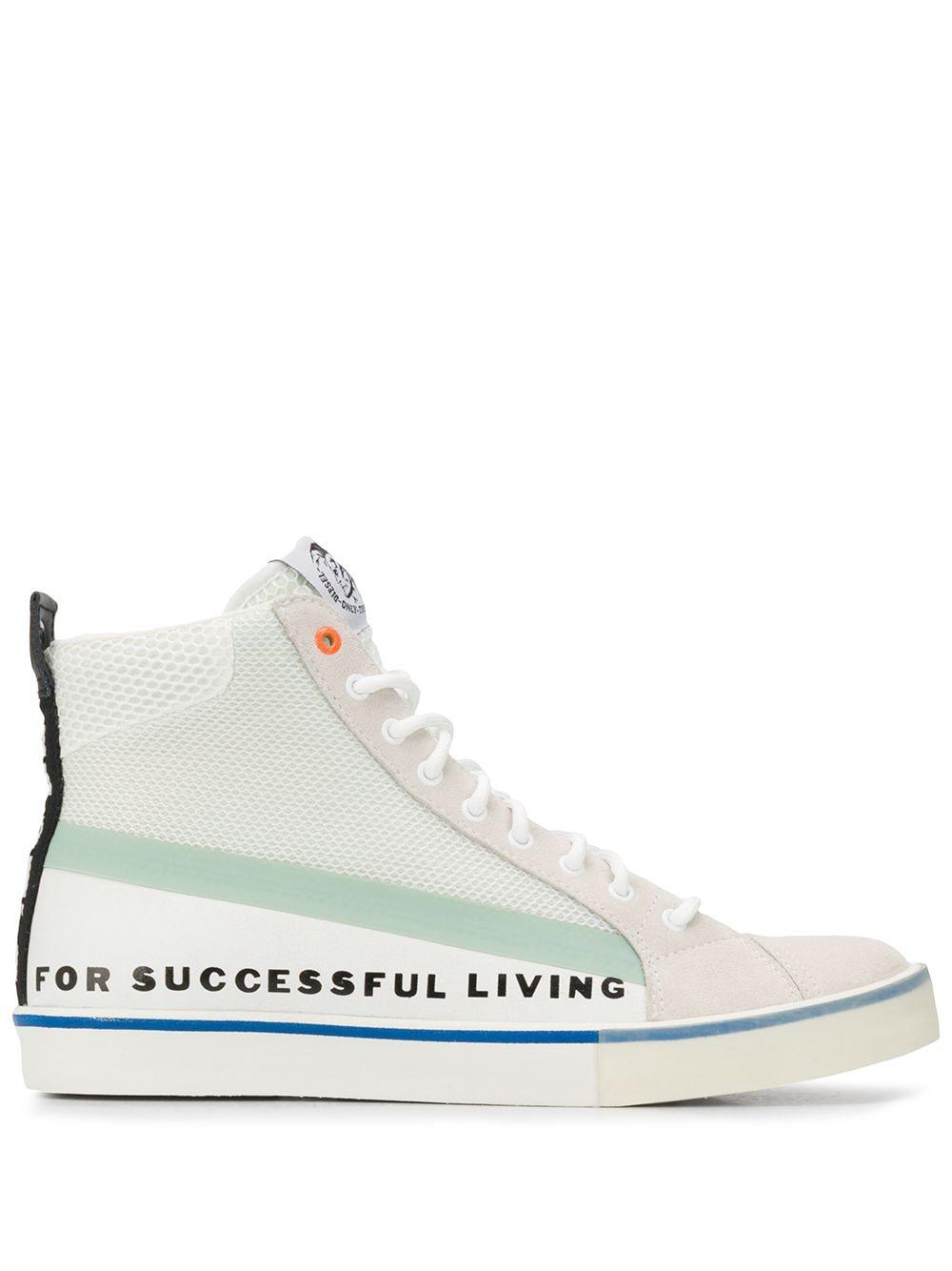 white diesel high top sneakers