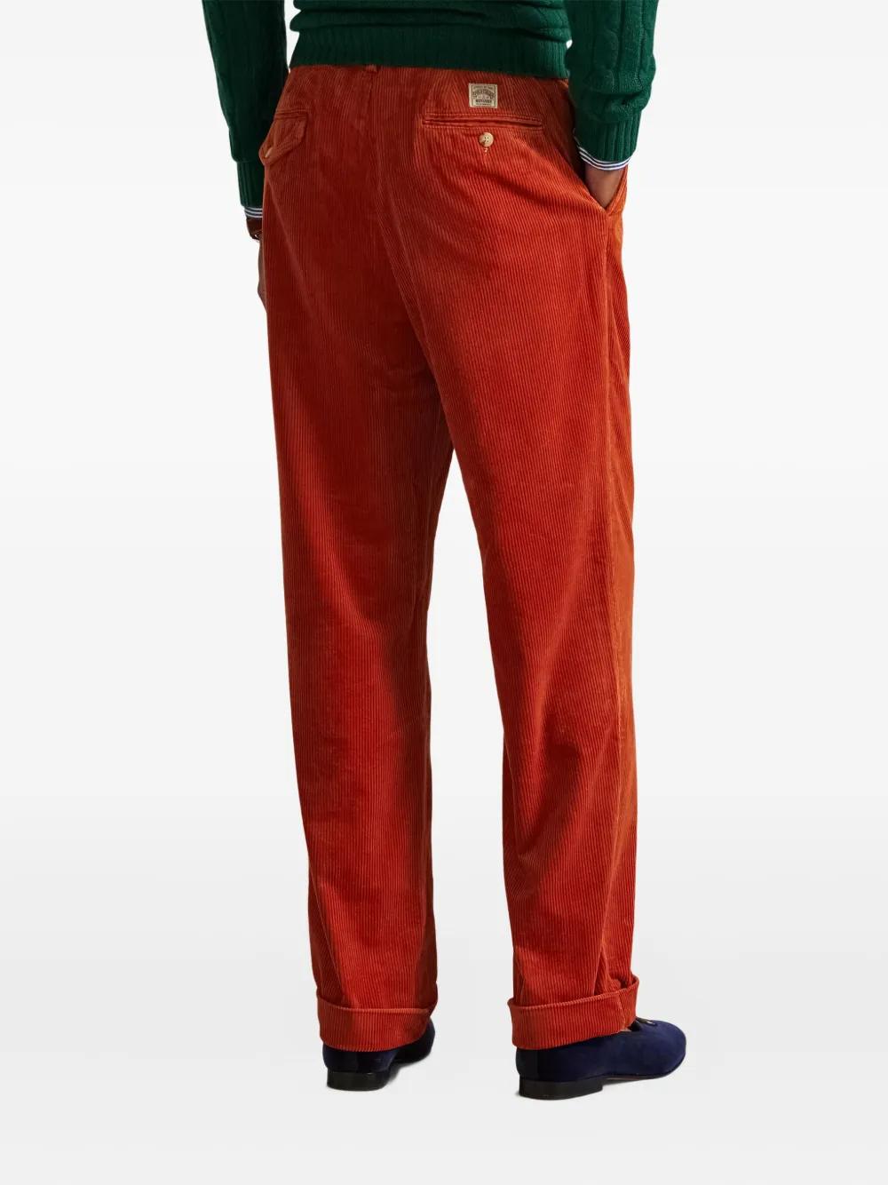 Polo Ralph Lauren Pleated-Corduroy Trousers in Red for Men Lyst - Main Image