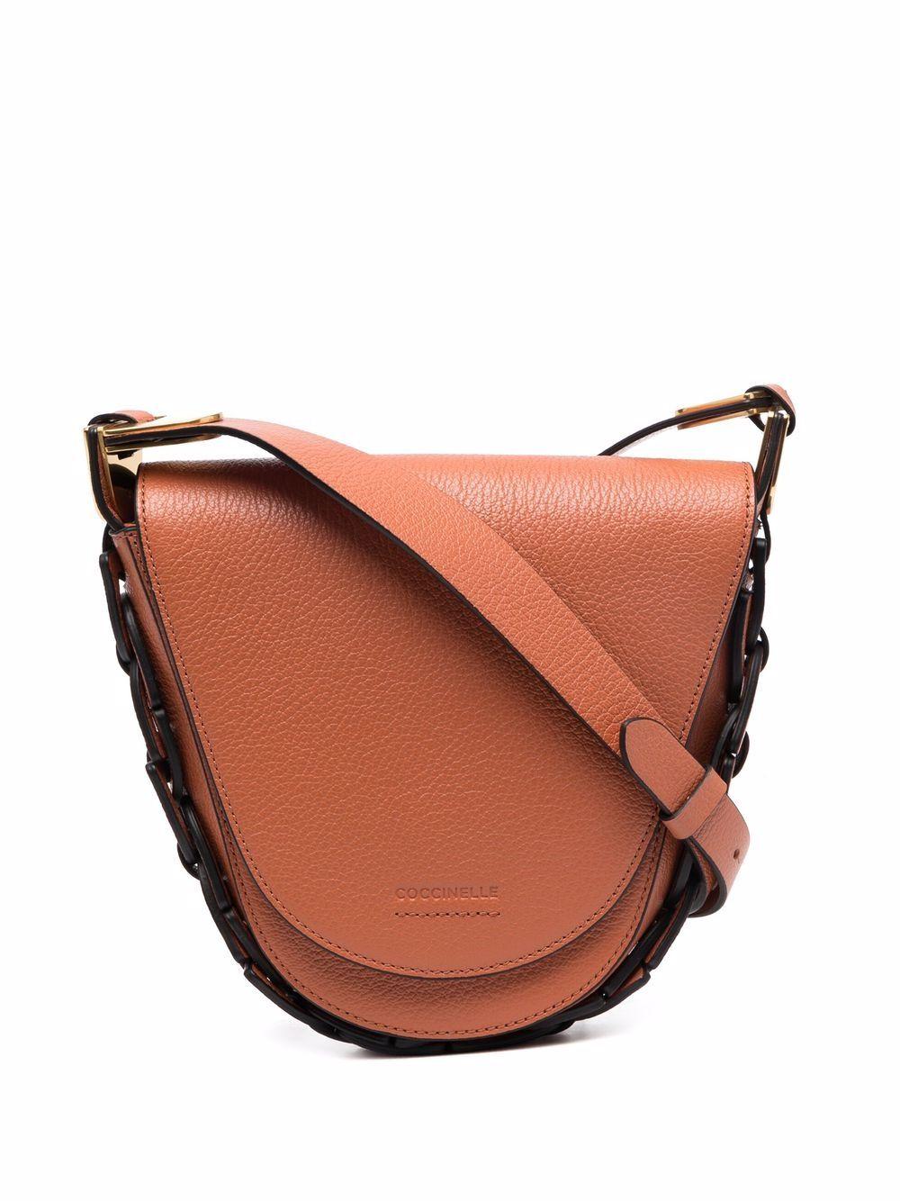 Coccinelle Josephine Leather Crossbody Bag in Brown - arisaprinter.com