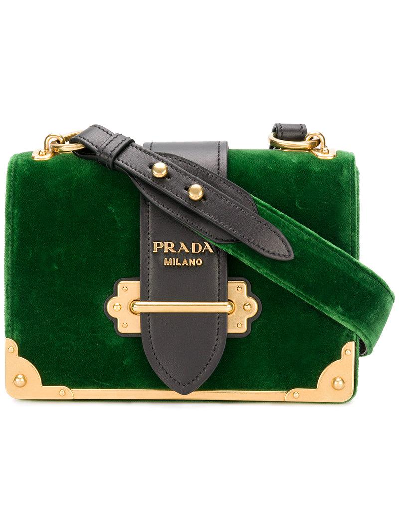 Prada Cahier Belt Bag Green Keweenaw Bay Indian Community