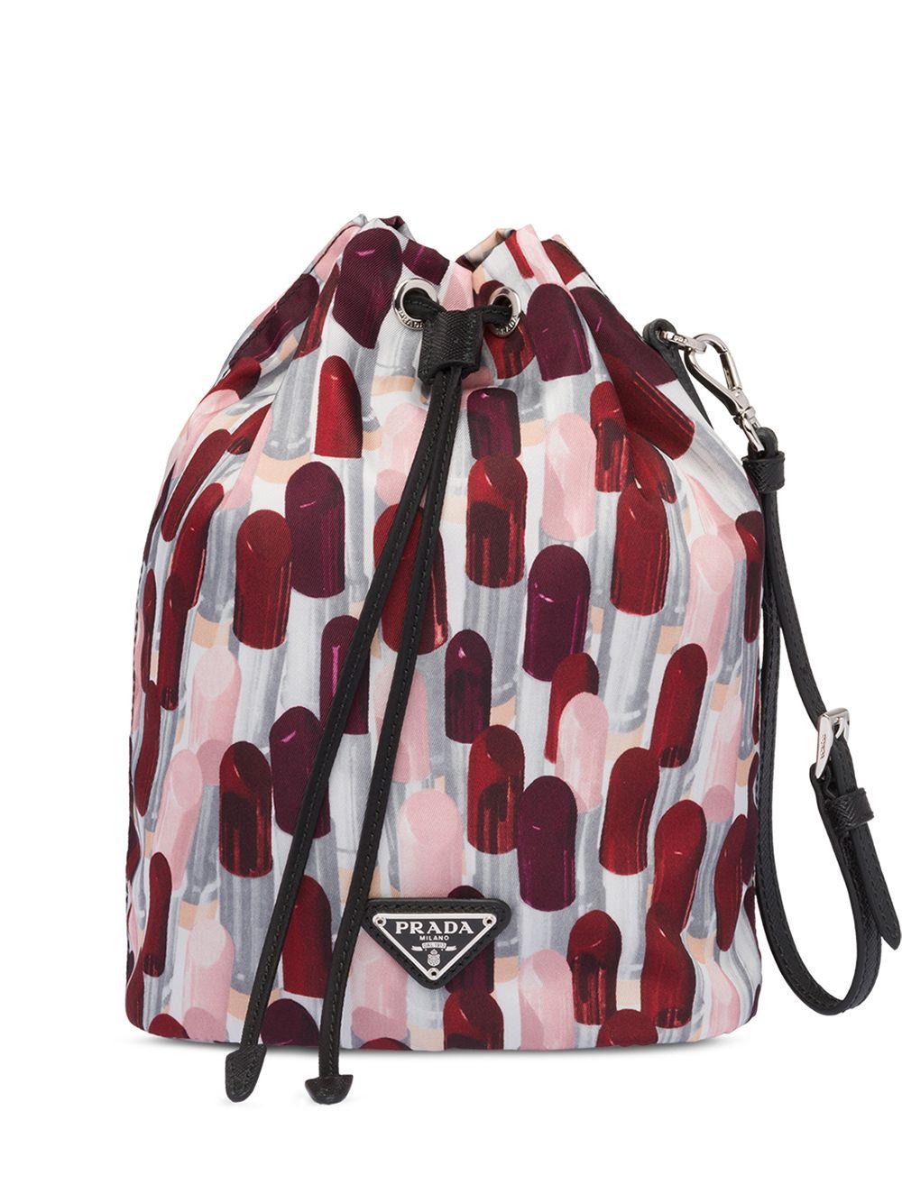 prada lipstick print