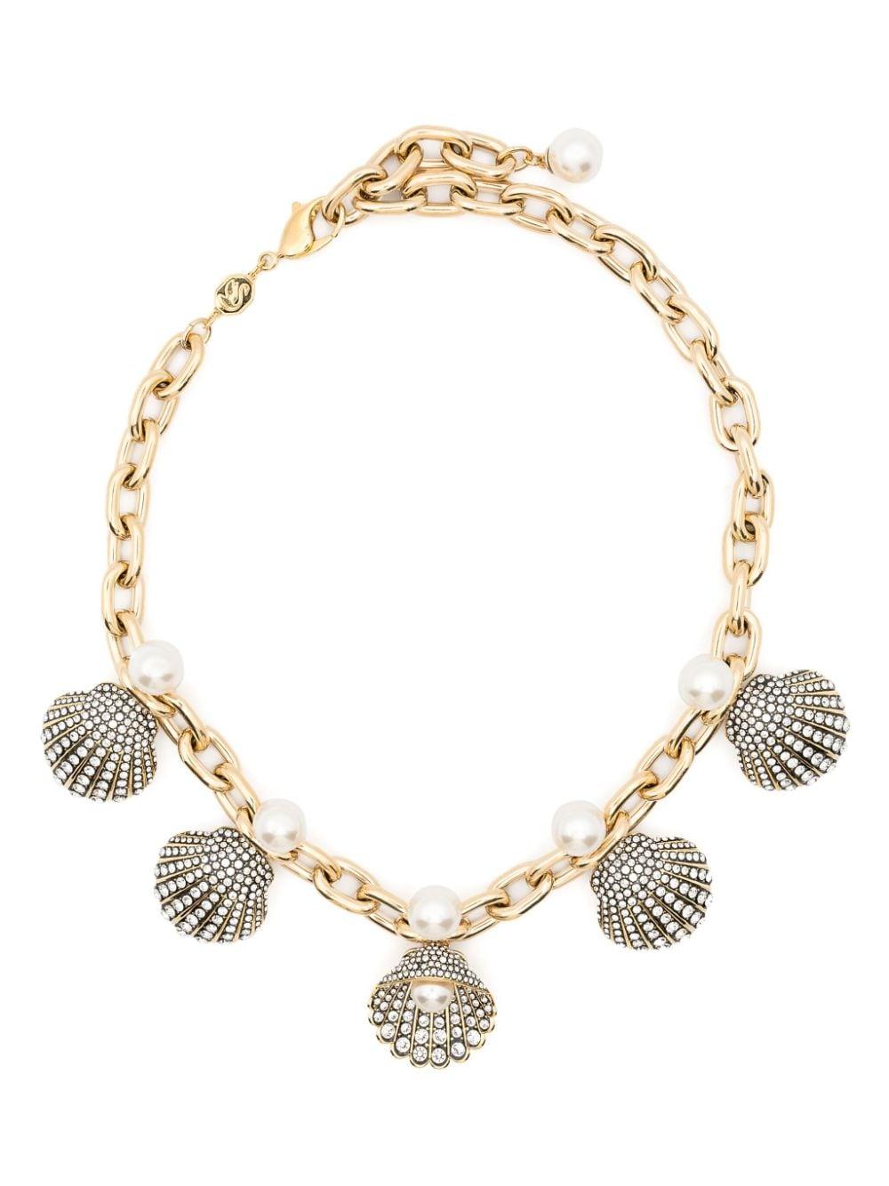 Swarovski Idyllia Shell Necklace in Metallic Lyst UK