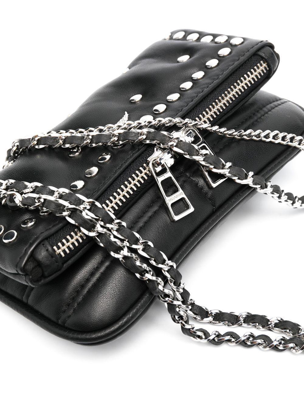 Zadig & Voltaire Rocky crossbody handbag silver chain &