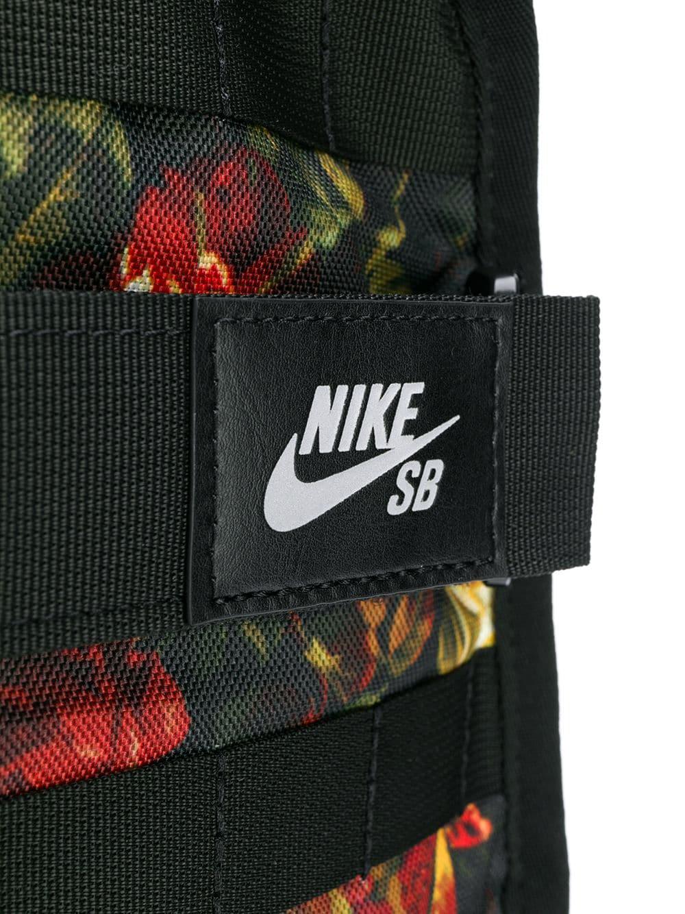 Nike Floral Print Backpack in Black for Men | Lyst