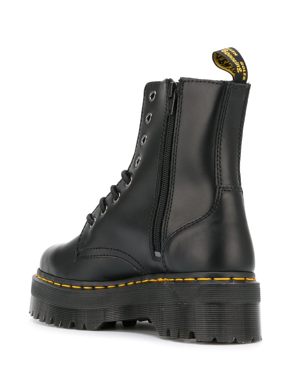 black lace up boots doc martens