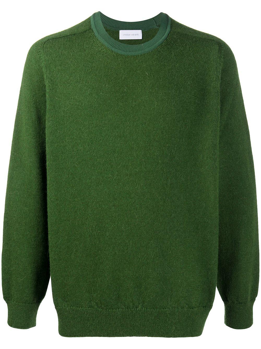 Wijnants Kafir Fine Knit Jumper Green for Men Lyst