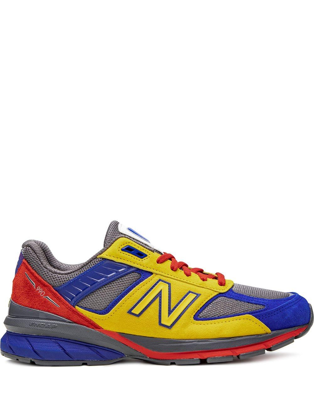 new balance 575 blu e giallo