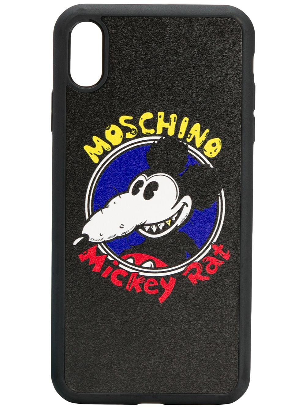 Moschino Mchino Iphone Xs Max Mickey Rat Phone Case in Black | Lyst