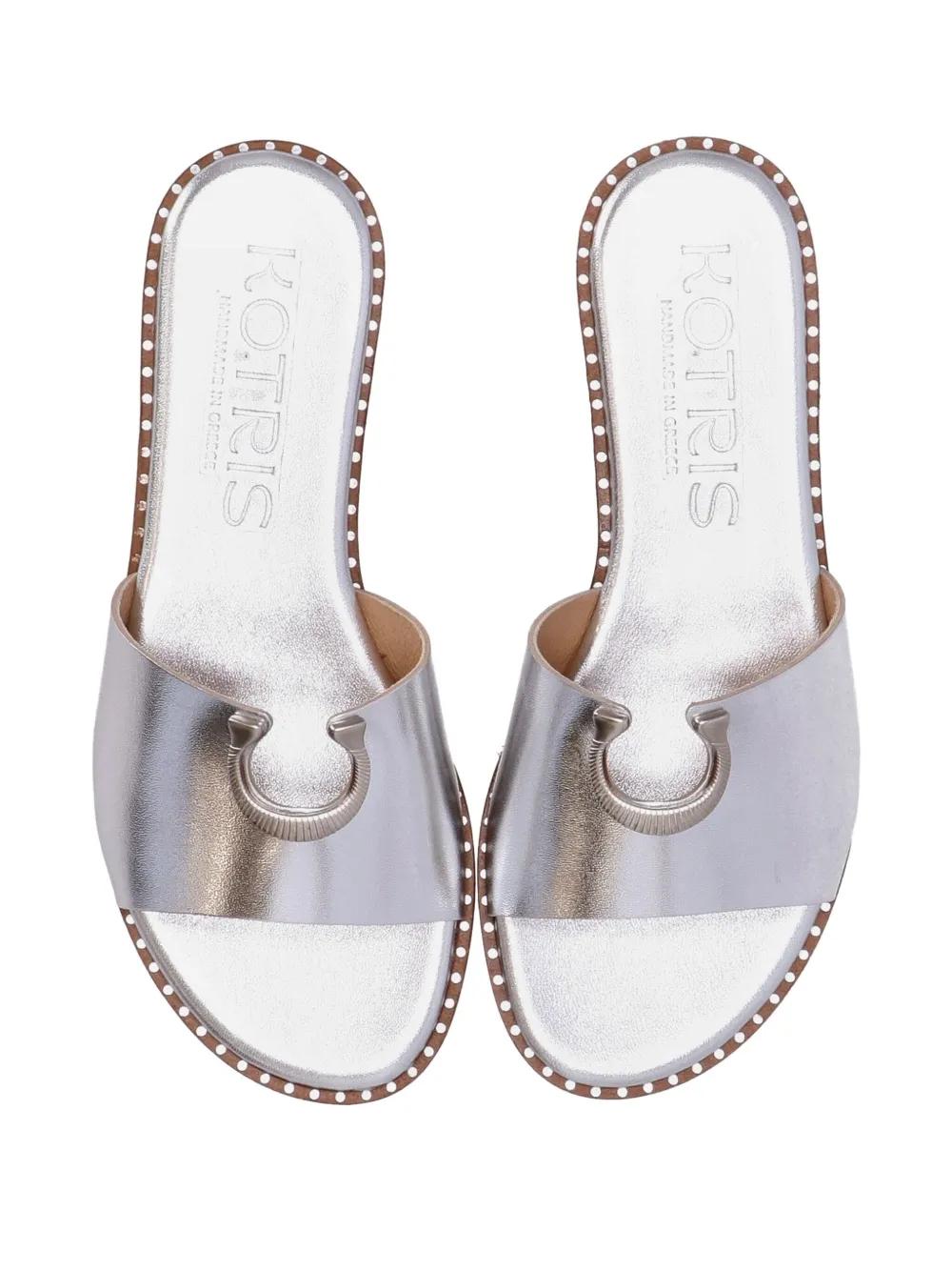 Kotris Sandals Horseshoe-Detail Leather Sandals in White Lyst UK