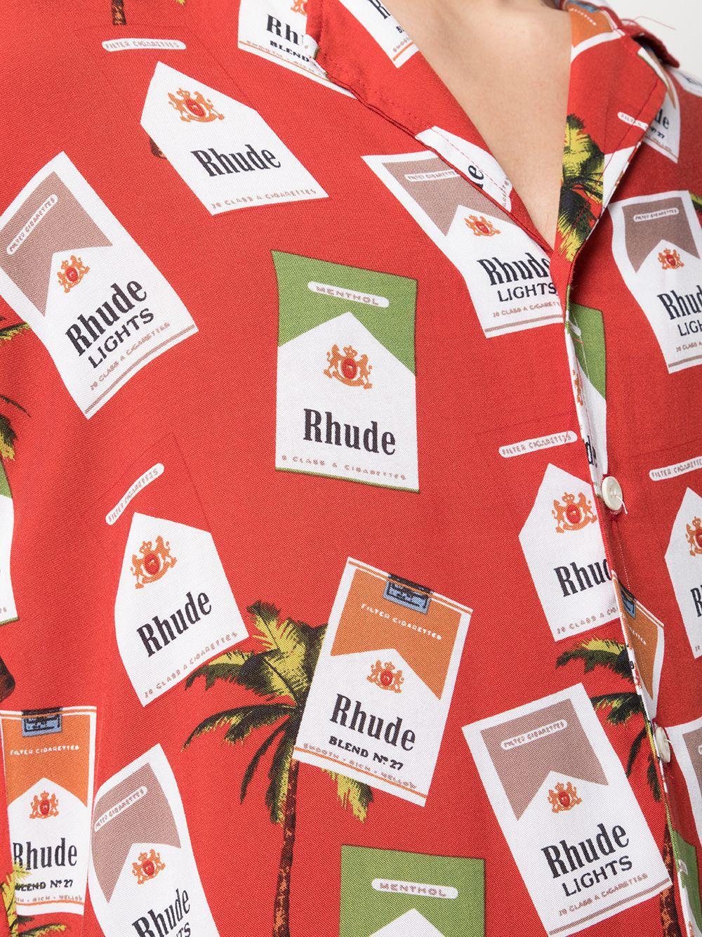Rhude Cigarette Pack Printed 