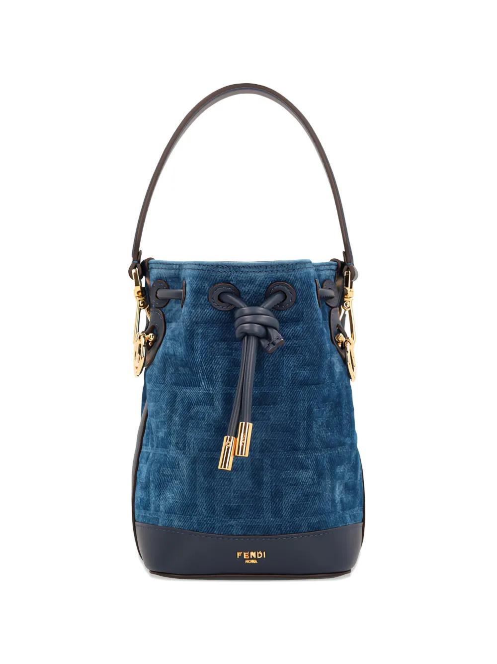 FENDI モントレゾール バケットバッグ ミニ ブルー Fendi モン トレゾール バケットバッグ ミニ ブルー | Lyst