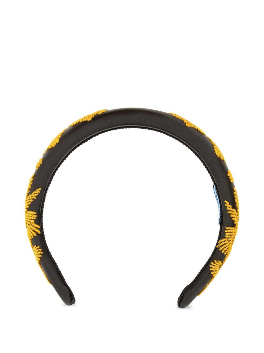 Prada orange headband hot sale