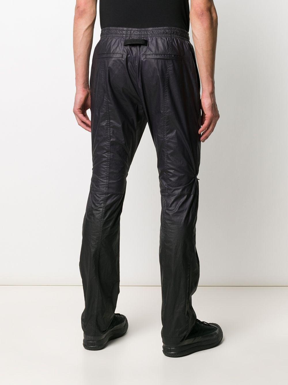 1017 ALYX 9SM Waxed Finish Trousers in Black for Men | Lyst