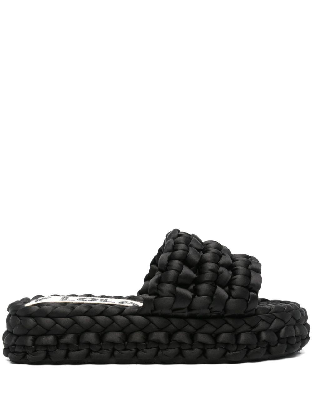 Sandalias con plataforma Bimba Y Lola de color Negro Lyst