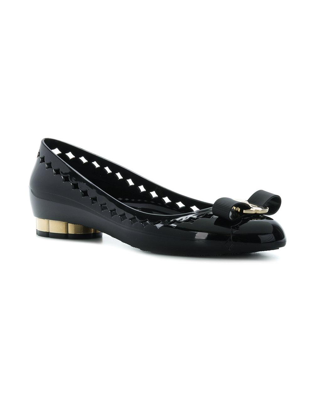 salvatore ferragamo jelly 1 ballerina flats