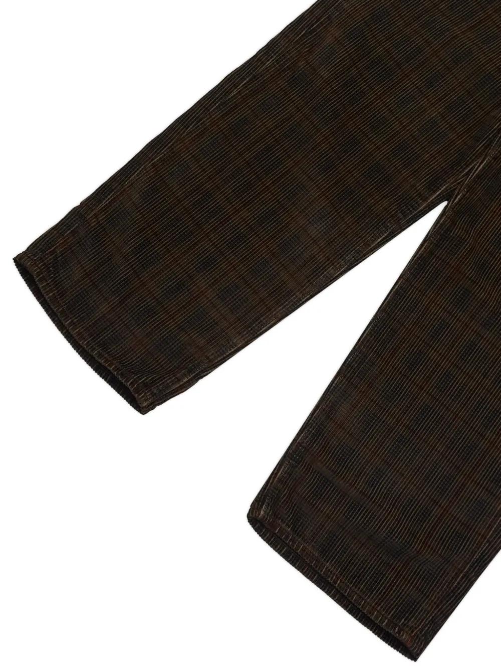Levi's 578 Baggy Plaid Corduroy Trousers in White for Men | Lyst