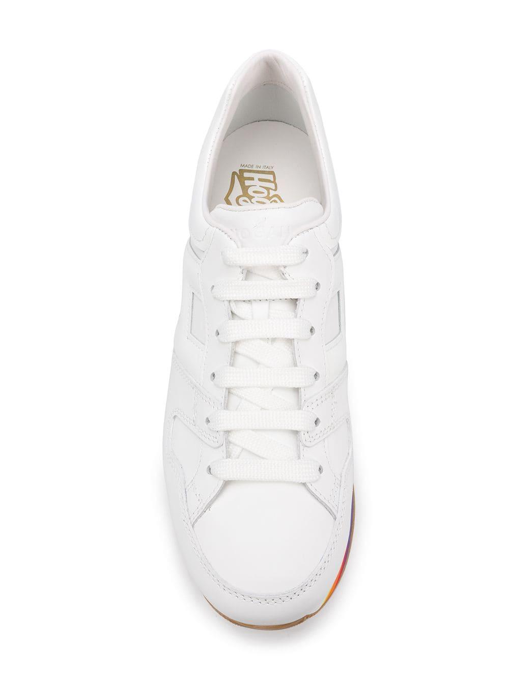 Hogan Sneakers mit Regenbogen-Sohle in Weiß | Lyst DE