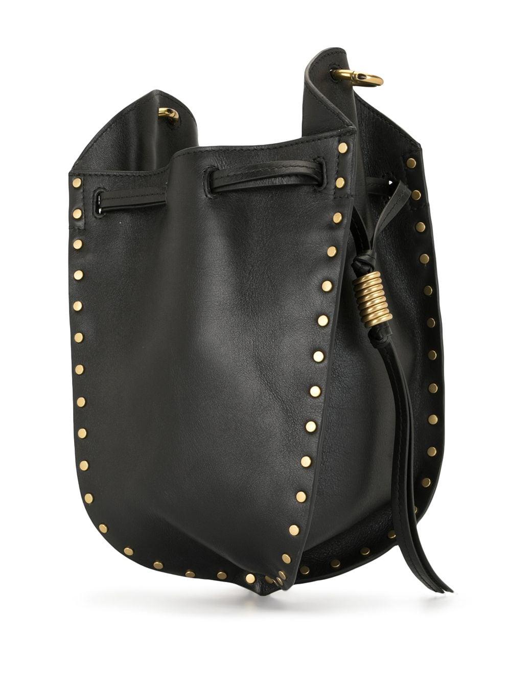Isabel Marant Leather Studded Crossbody Bag in Black Lyst
