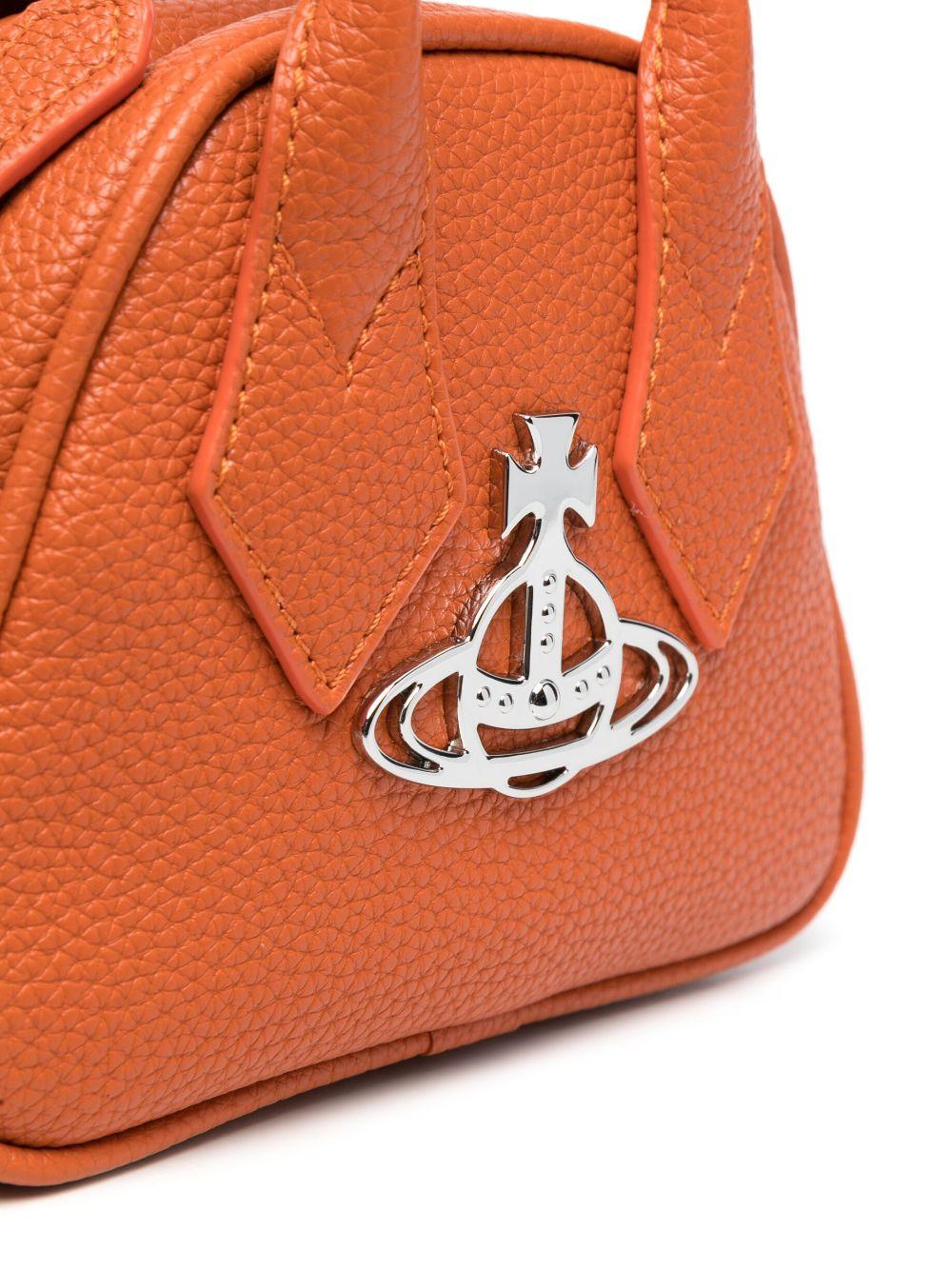Vivienne Westwood Leather Mini Yasmine Bag in Orange | Lyst