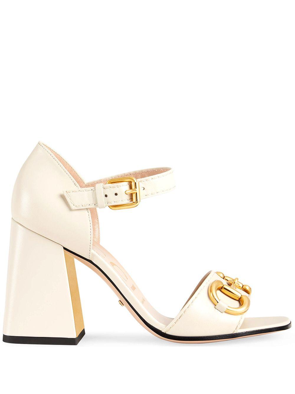 Gucci Horsebit Sandalen Met Blokhak | Lyst NL