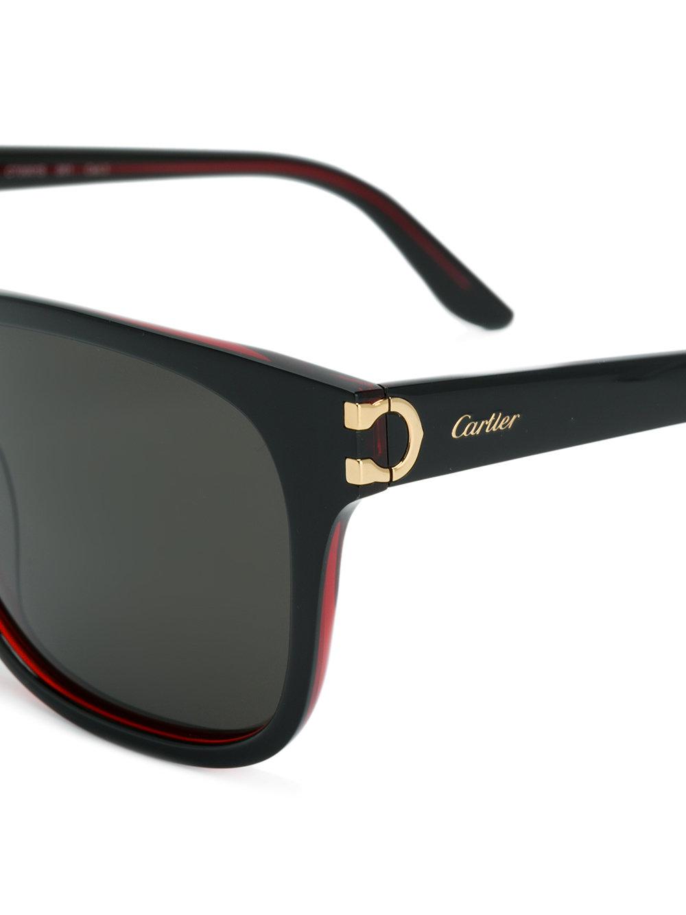 cartier glasses red