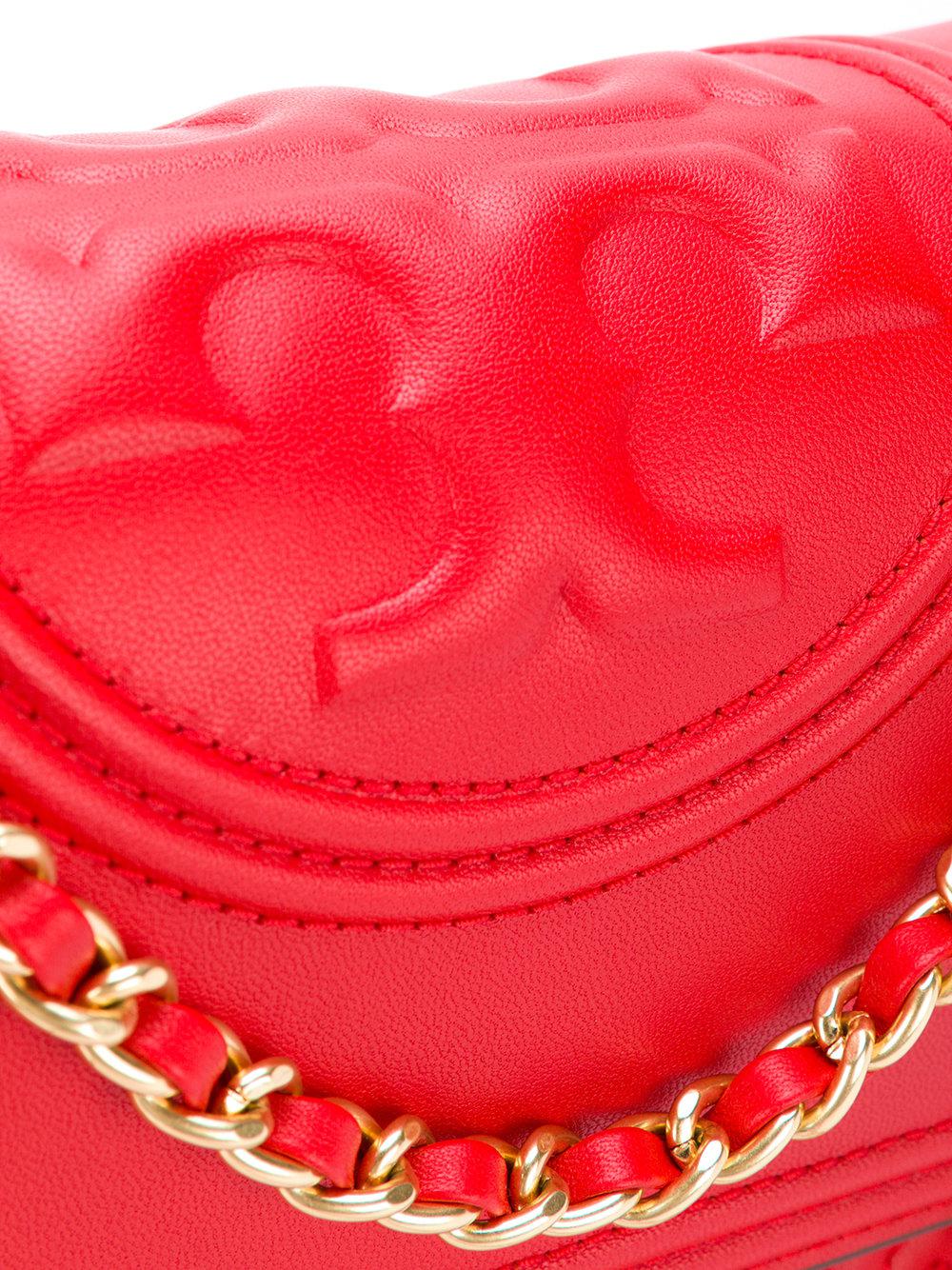 tory burch red fleming bolsa