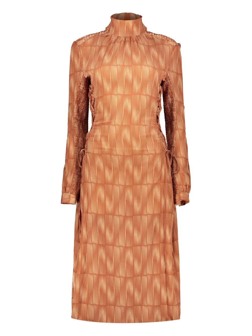 [LOW CLASSIC] /☆24FW RECYCLED NYLON HIGH NECK DRESS / BEIGE 81N31wc9kaL._UY1000_.jpg
