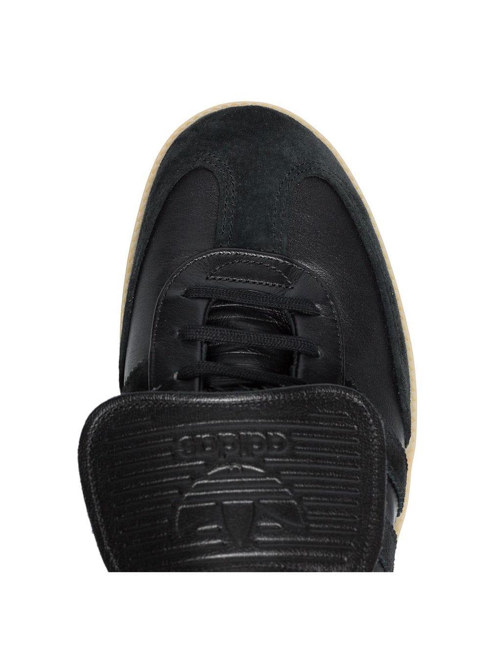 adidas Black Samba Recon Lt Leather Sneakers for Men | Lyst