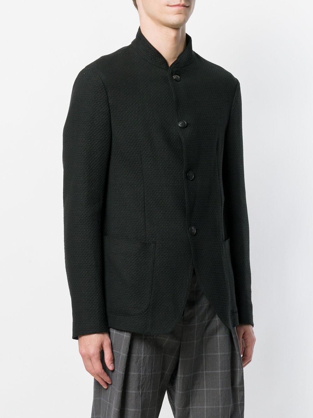 Blazer Leggero Uomo 3 Bottoni Colletto Coreano - Giacca Elegante Casual Per Ufficio E Tempo Libero