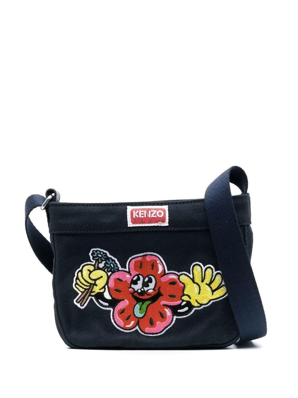 KENZO Boke Flower Signature Print Bag in Blue Lyst
