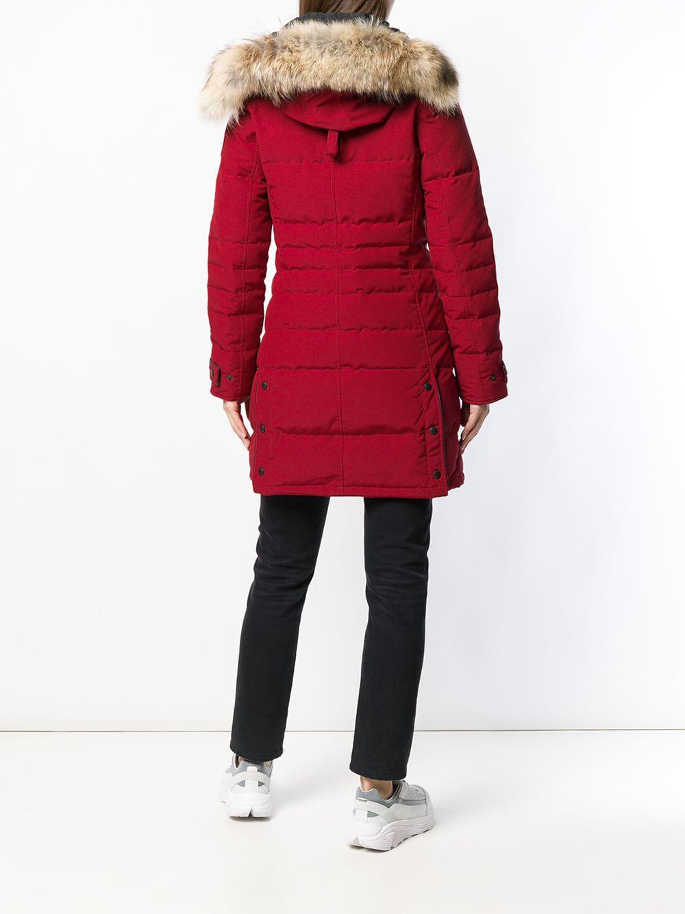 lorette parka red