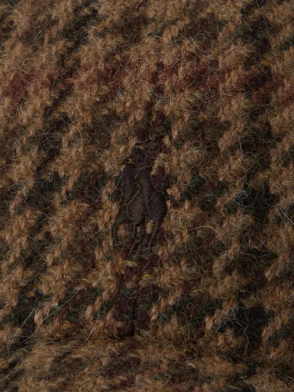 Polo Ralph Lauren Houndstooth Wool Cap in Brown for Men | Lyst display picture 1