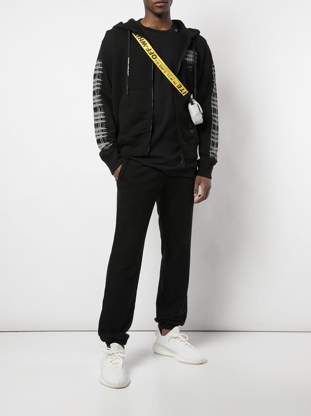 Black and gold off white hoodie hotsell