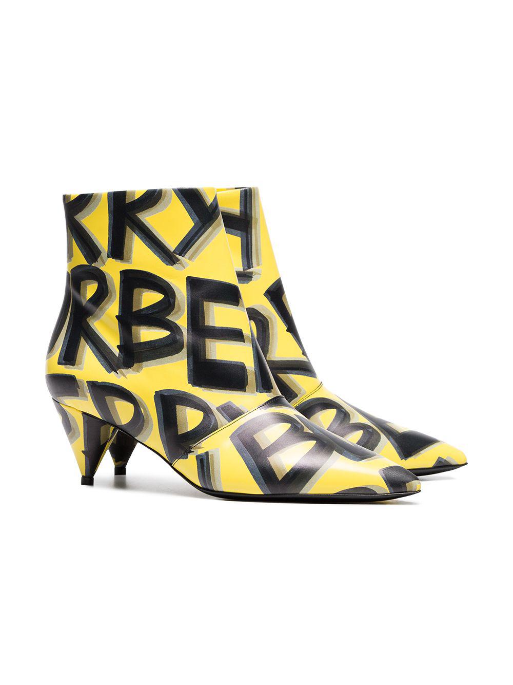 burberry graffiti boots