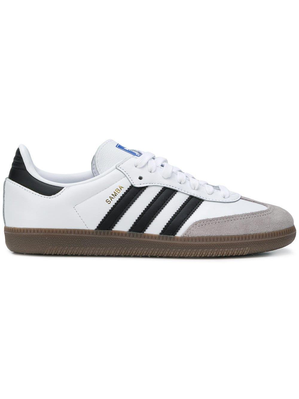 haar delen Haas adidas Women's Samba Og Leather & Suede Lace Up Sneakers in White | Lyst