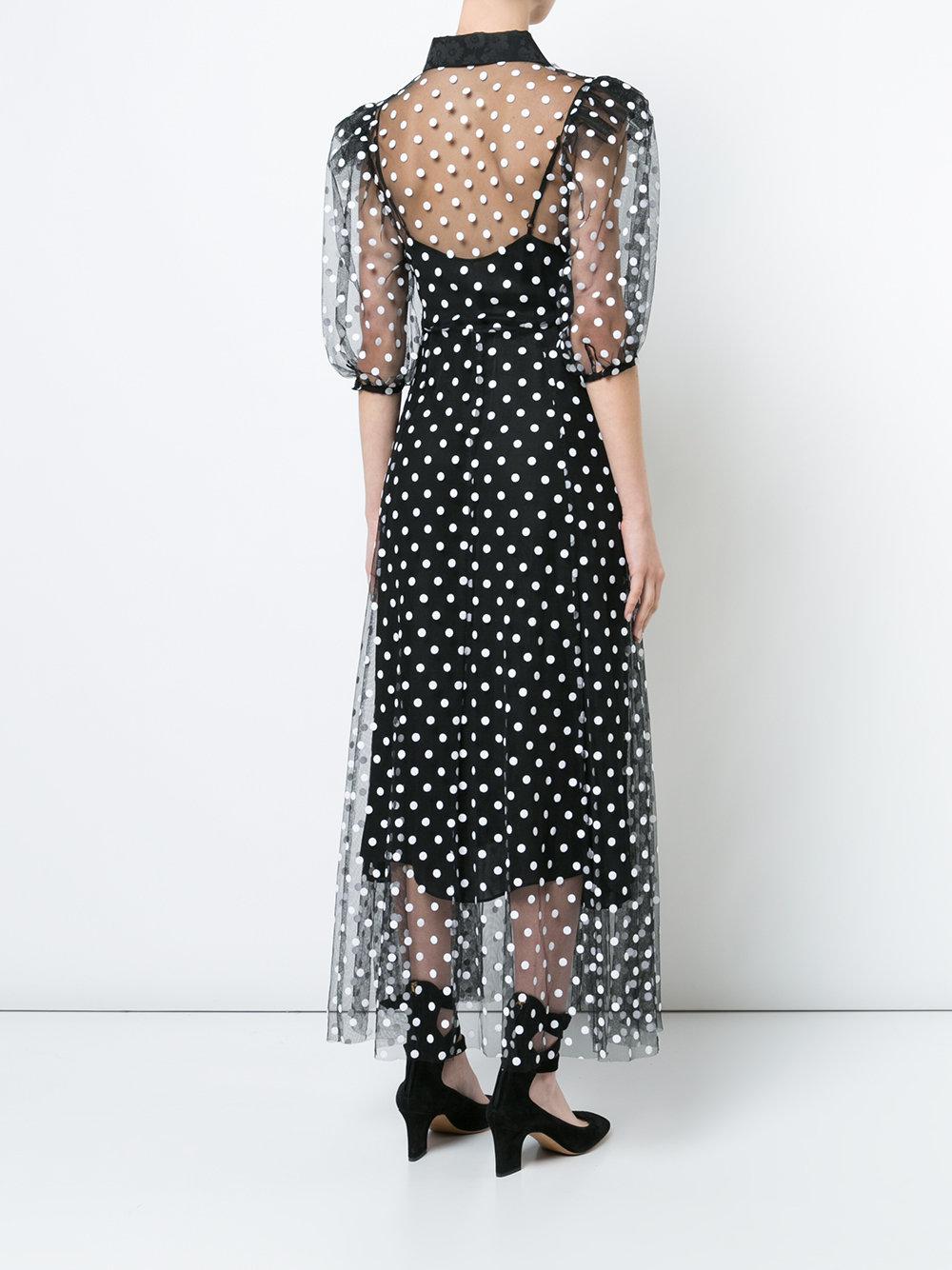 jill jill stuart polka dot tulle dress
