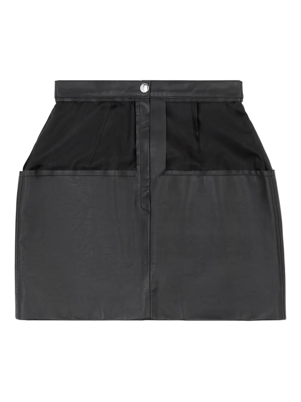 スカート MM6 MAISON MARGIELA Women Mini Skirts S62MI0021S30589981 BLU Maison Margiela MM6 denim skirt made of a two-dimensional