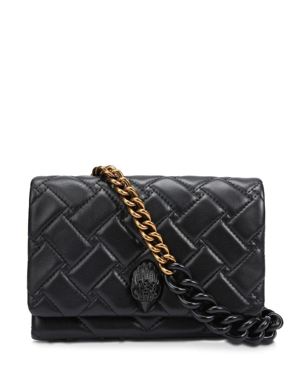 Kurt Geiger Quilted Eaglehead Clutch Bag in Black Lyst