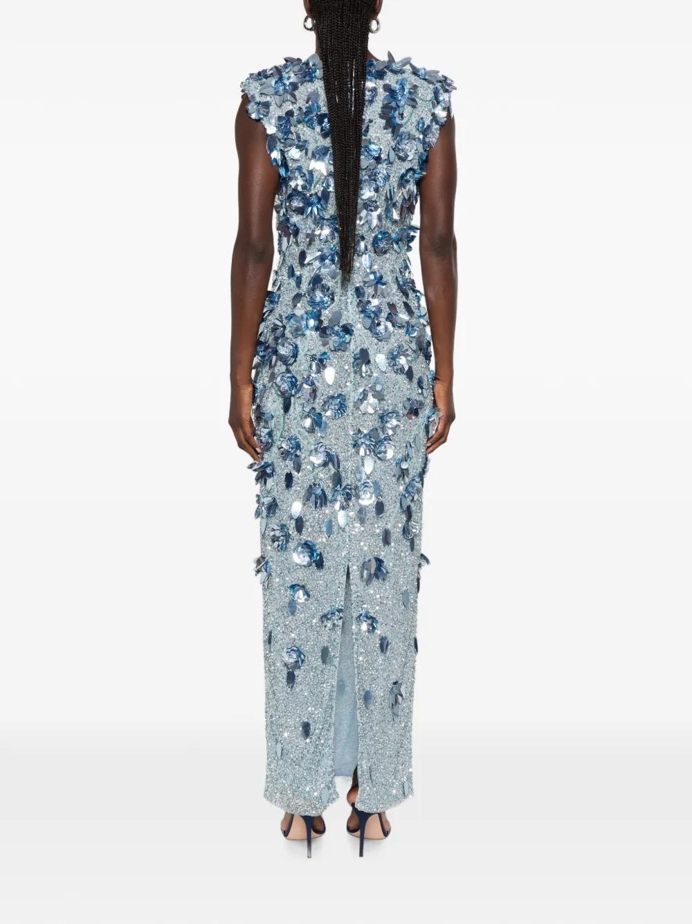 rachel gilbert aries curved eco-satin maxi dress Rachel Gilbert Aries Maxi Dress Rent a Dress