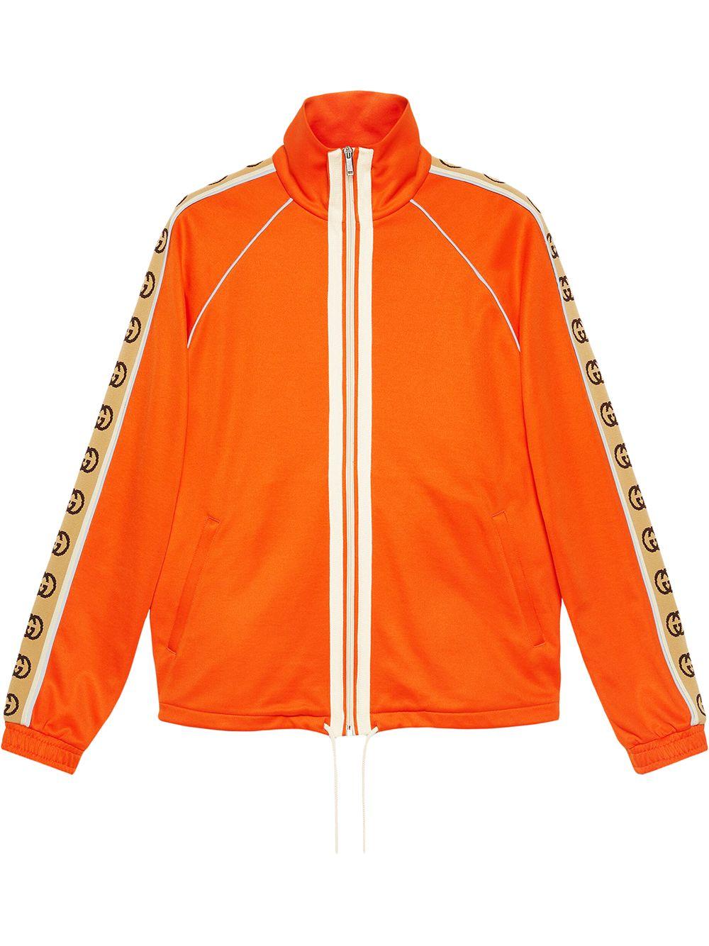 Leerling Pijnboom ik heb het gevonden Gucci Technical Jersey Oversize Jacket in Orange for Men | Lyst