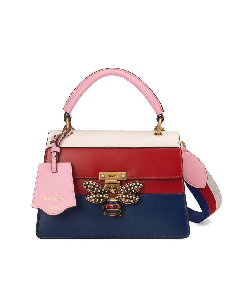 Gucci Queen Margaret Leather Top Handle 