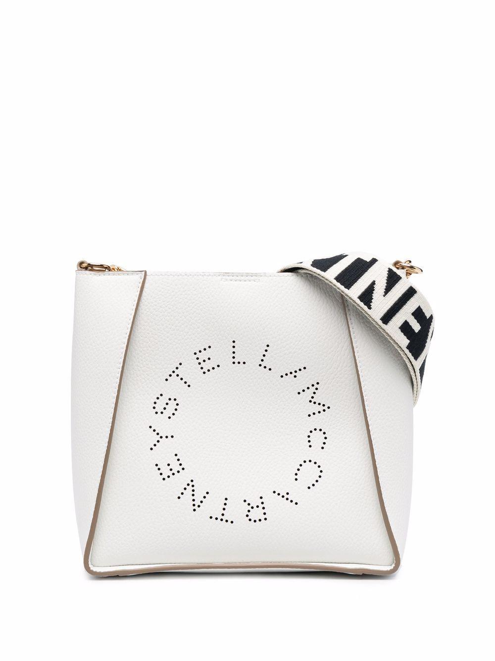 Stella McCartney Stella Logo Crossbody Bag in White | Lyst