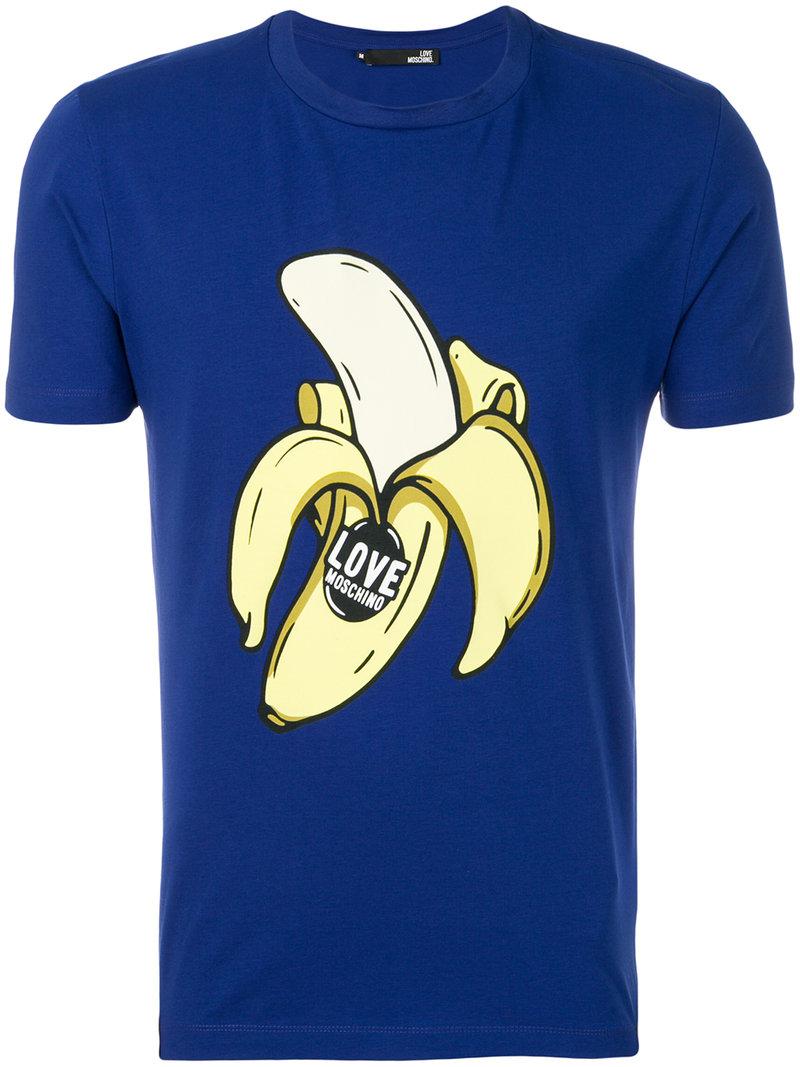 Love Moschino Cotton St.banana T-shirt 