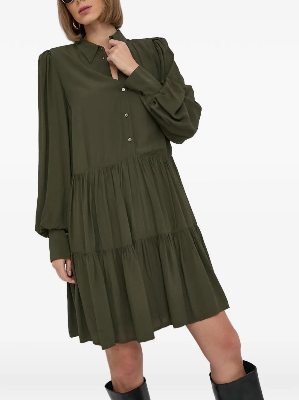 green emerald velvet dress Mini Sophia Dress in Green Satin – Ivy City Co main image 1