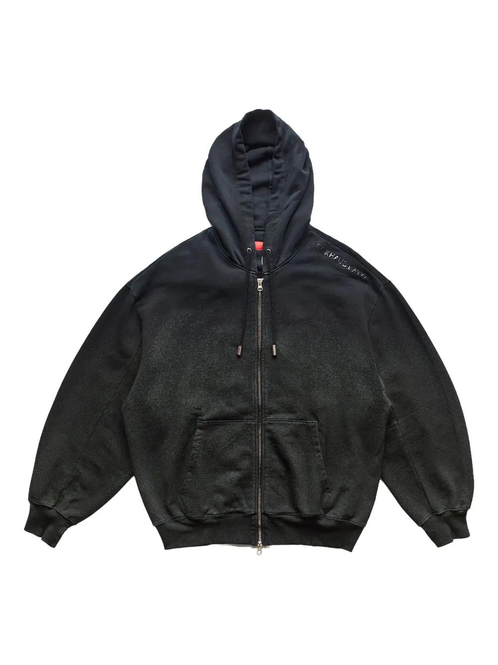 【関税込み】Eckhaus Latta ブラック ジップフーディ レディース Eckhaus Latta パーカー | オンラインセールは最大53